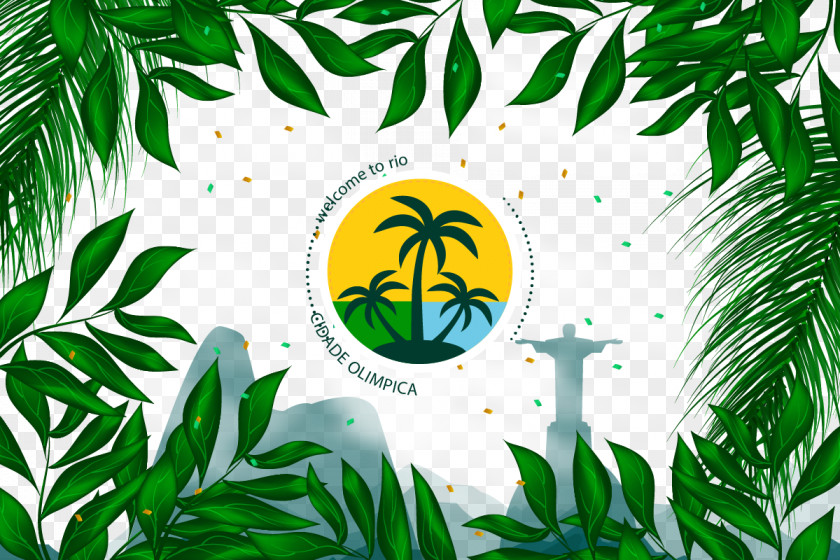 Green Leaves Vector Icon Coconut PNG
