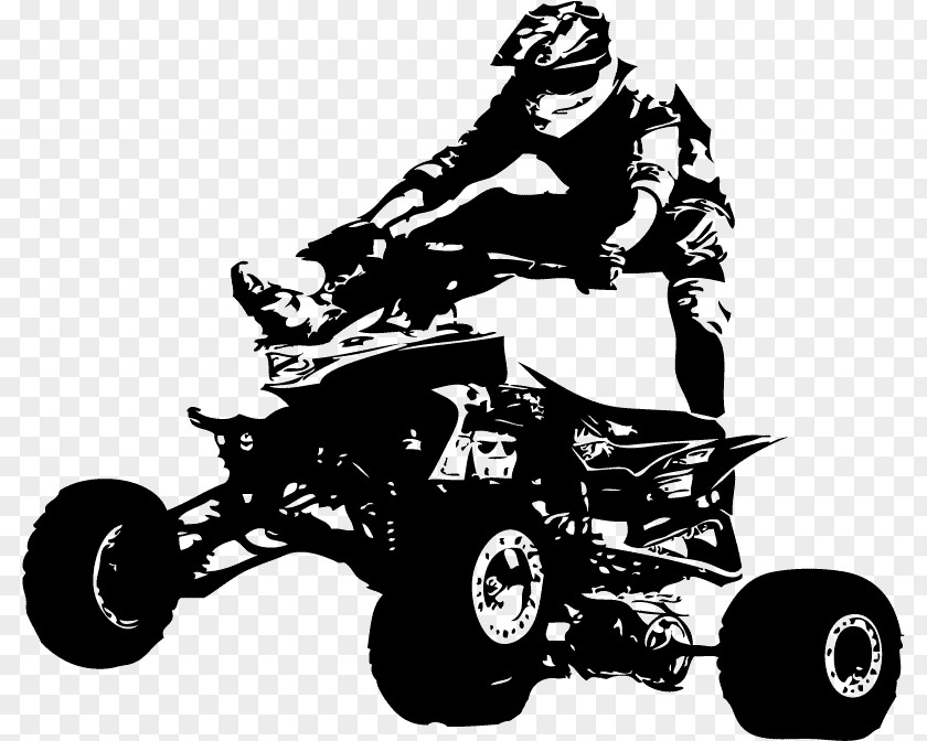 Quadrangle Car All-terrain Vehicle Motorcycle Wall Decal PNG