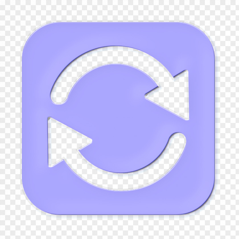 Symbol Electric Blue Refresh Icon Reload Reset PNG