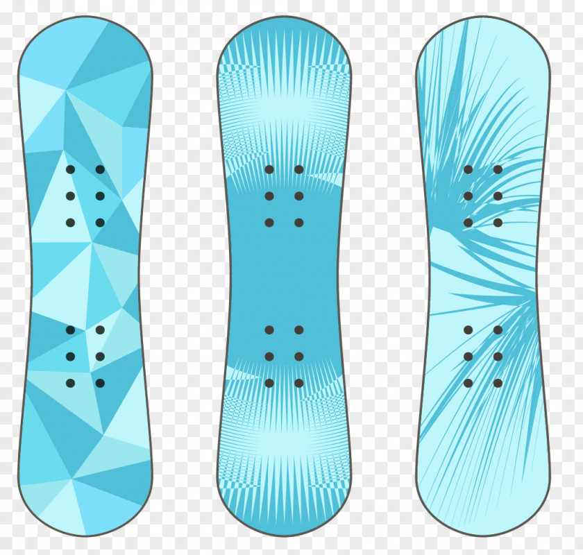 Blue Geometric Background Snowboard Snowboarding Geometry Euclidean Vector PNG