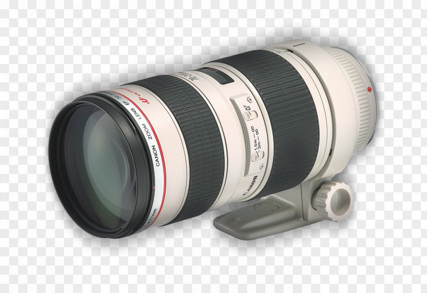Camera Lens Canon EF Mount 70–200mm Telephoto Zoom 70-200mm F/2.8L USM PNG