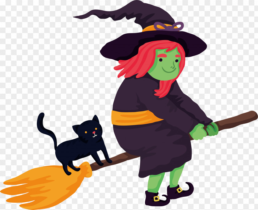 Halloween Witch Broom Boszorkxe1ny Clip Art PNG