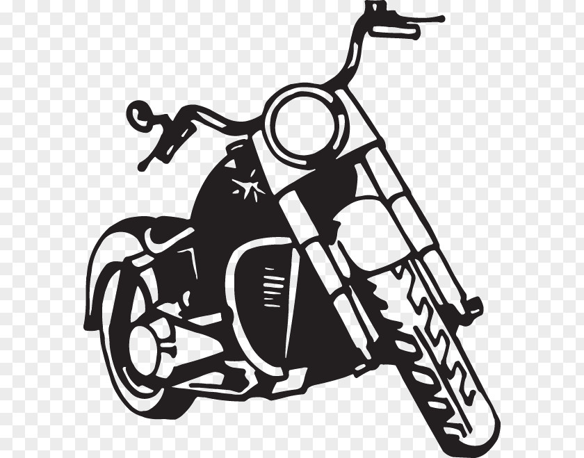 Motorcycle Harley-Davidson Silhouette Drawing Clip Art PNG
