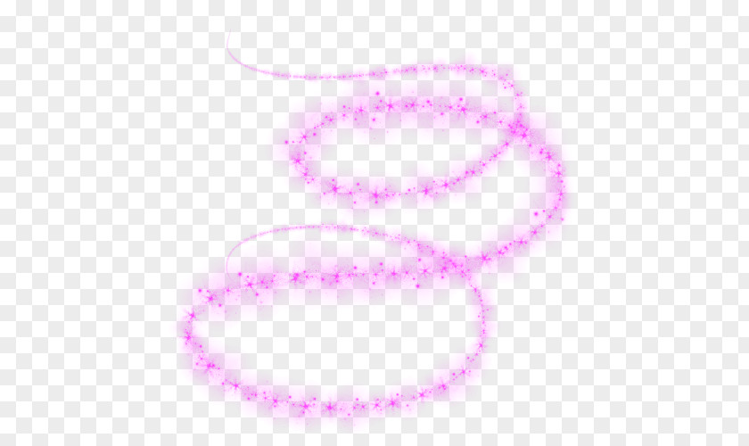 Pink Band Of Light Color Circle PNG