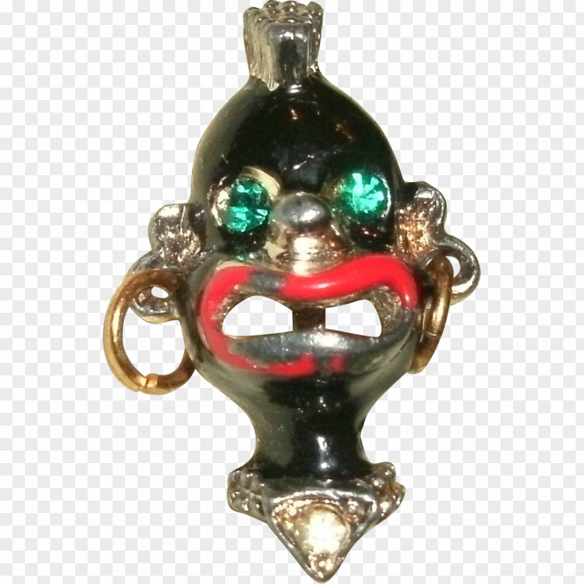 Hand Painted Face Charms & Pendants Christmas Ornament Jewellery Day PNG