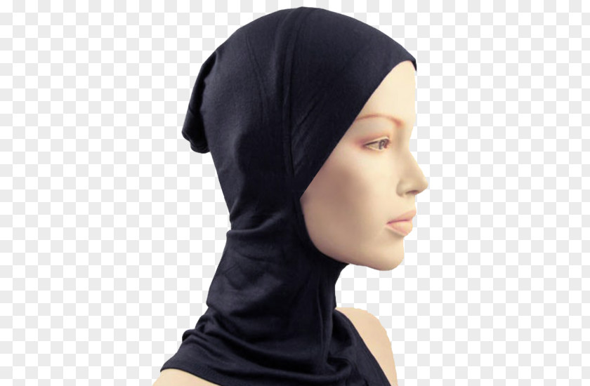 Hijab Black Cap Headgear Headscarf Hat PNG