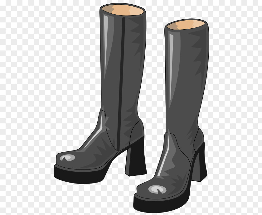 Platform Shoes Knee-high Boot Shoe PNG