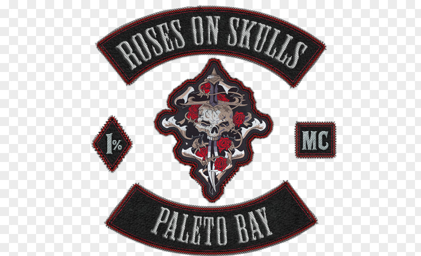 Skull Organization Emblem Embroidered Patch Human Symbolism Badge PNG