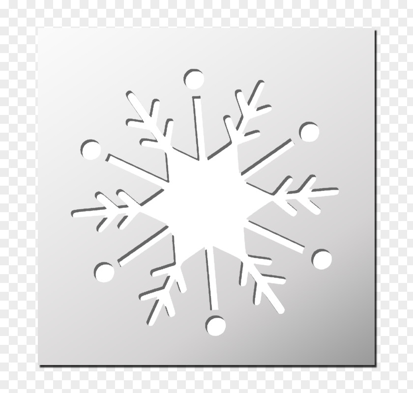 Snowflake Stencil Scrapbooking Text PNG