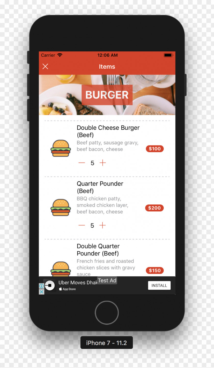 Android Mobile Phones Online Food Ordering PNG