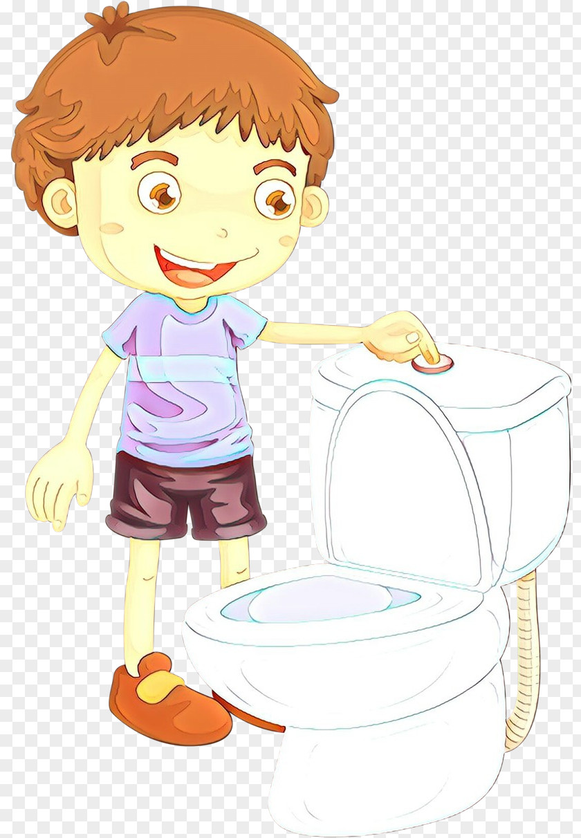 Cartoon Potty Training Child Play PNG