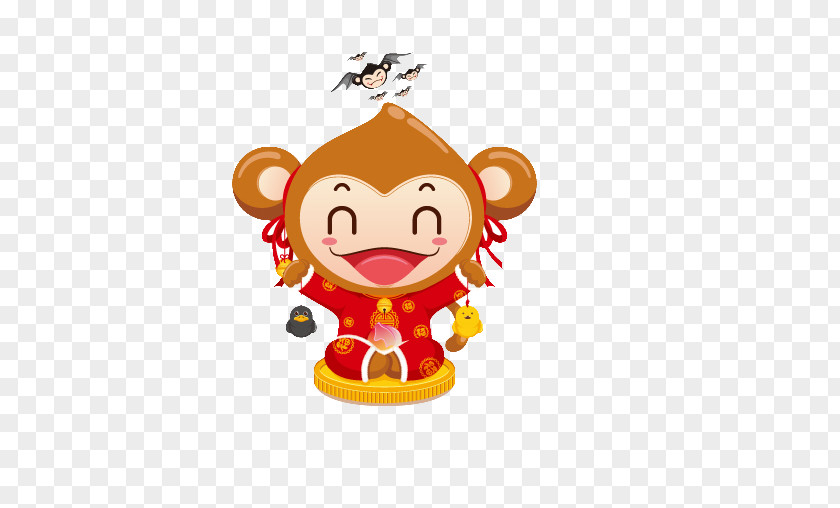 Cute Monkey Icon PNG