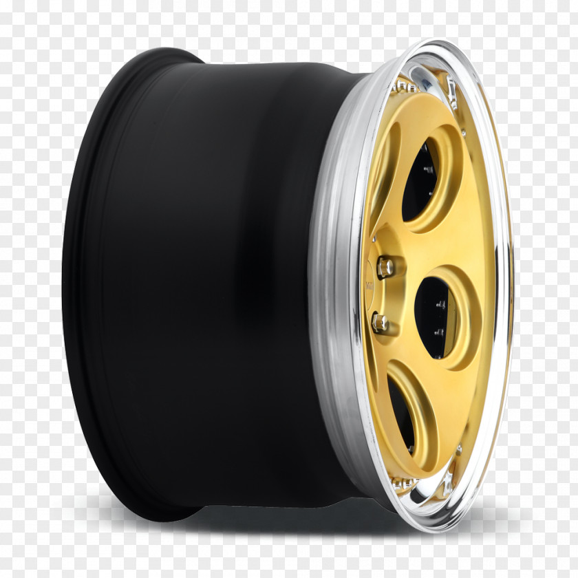GOLD Lip Alloy Wheel Rotiform, LLC. Rim Car PNG