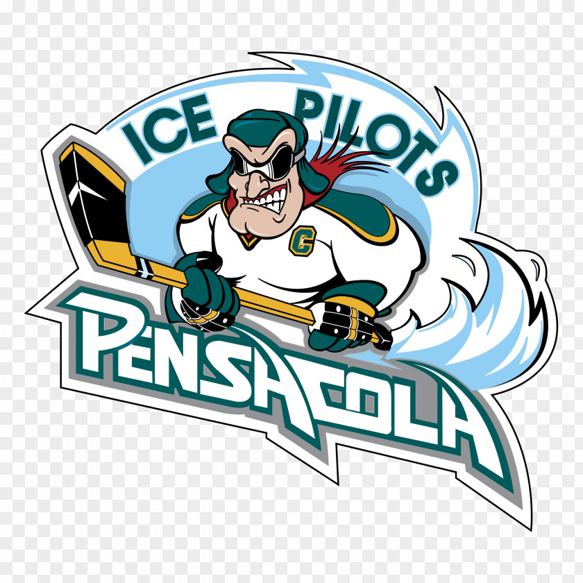 Ice Hockey Field Pensacola Pilots Flyers ECHL Logo PNG