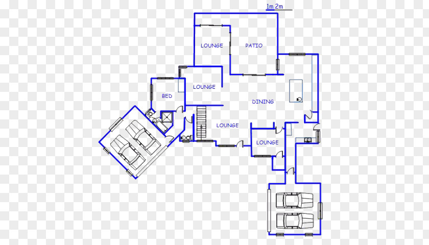 Landed Estate Floor Plan House Storey PNG