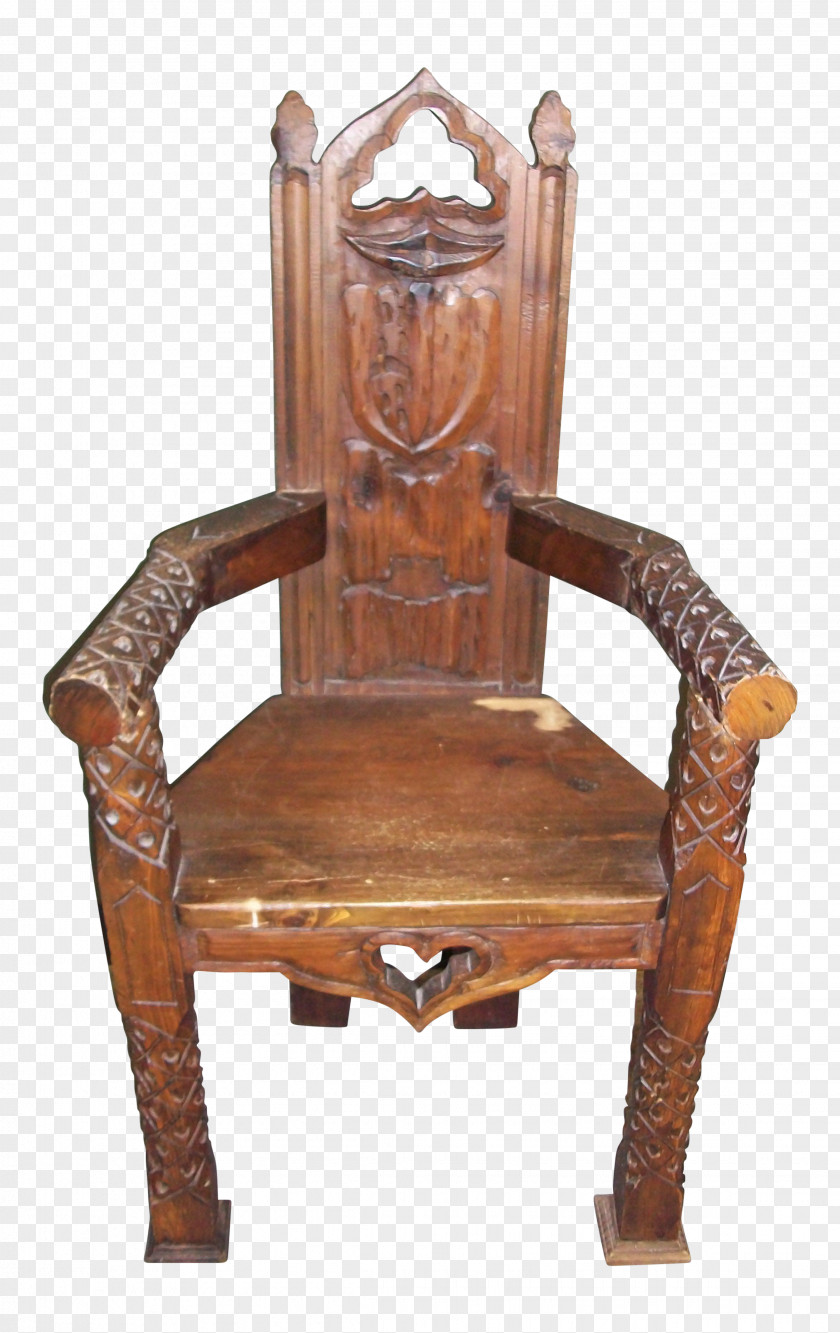 Mahogany Chair Throne Freemasonry Wood Seat PNG