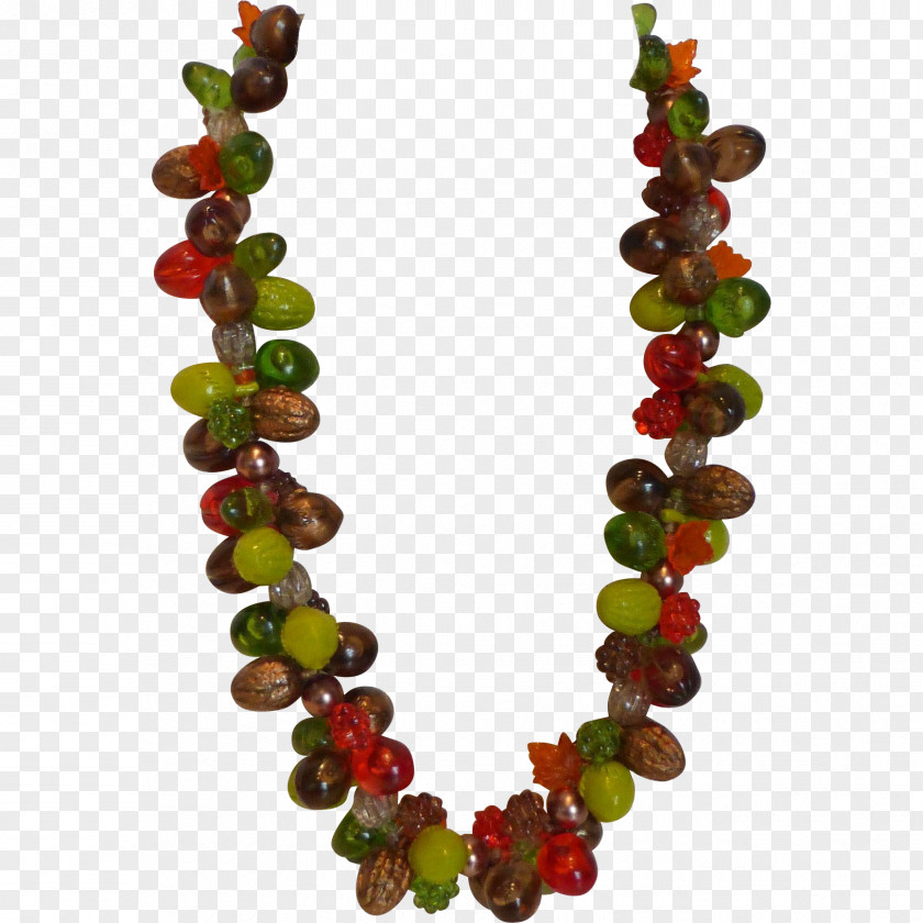 Necklace Bead West Germany Fruit Plastic PNG