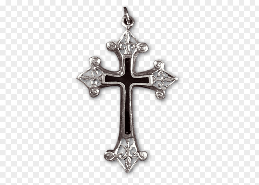 Silver Sterling Crucifix Jewellery Charms & Pendants PNG