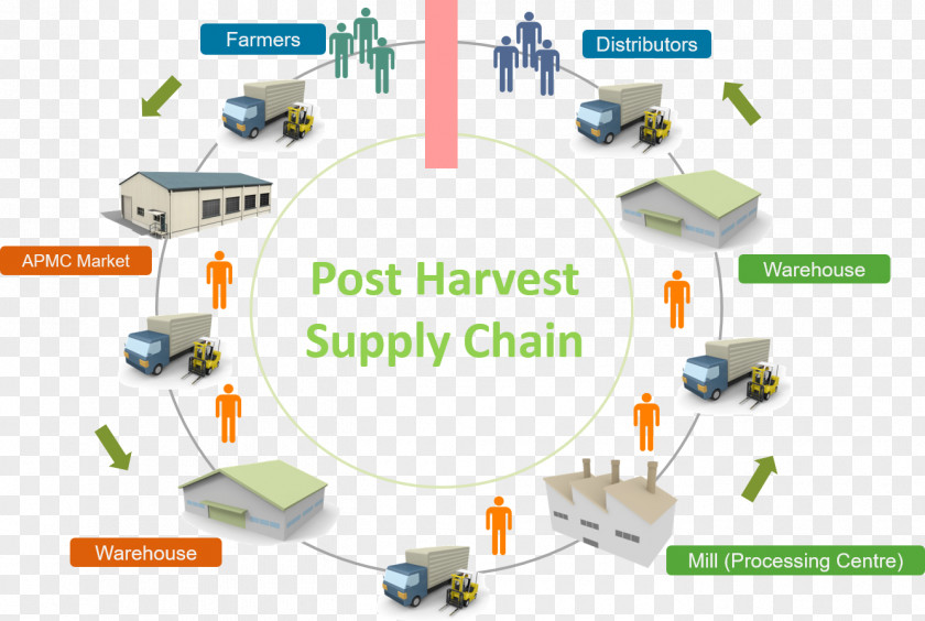 Supply Chain Postharvest Agriculture Warehouse Marketing PNG