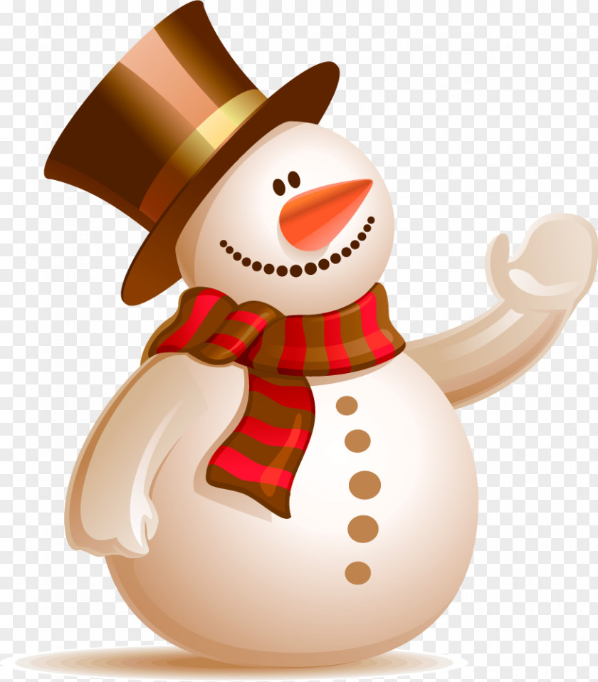 Christmas Snowman Wallpaper PNG