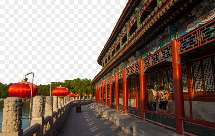 Beihai Park Building Odori Tourist Attraction PNG