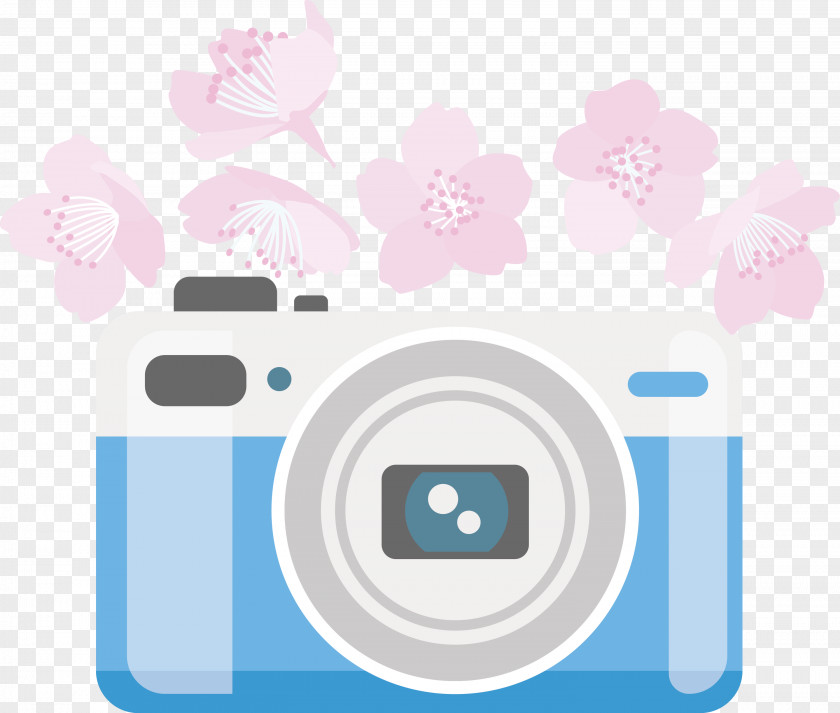 Camera Flower PNG