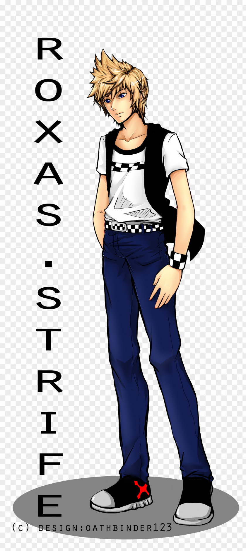 Kh Roxas Shoe Cartoon Human Behavior Character PNG