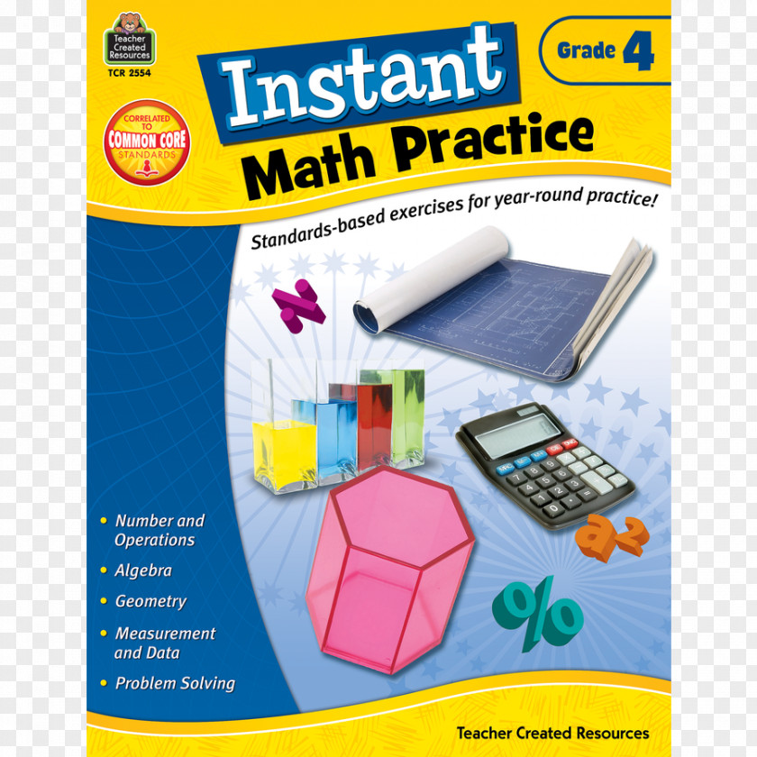 Mathematics Instant Math Practice: Grade 3 1 Education Sixth PNG
