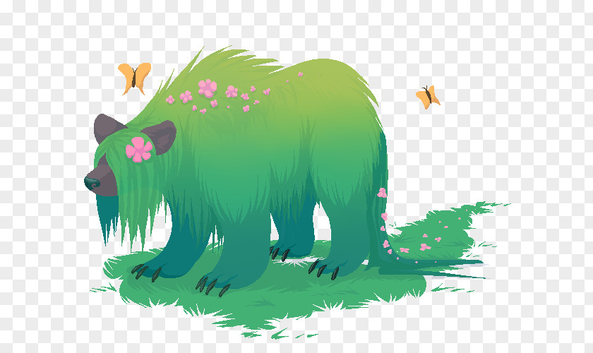 Nature Spirit Bear Fauna Illustration PNG