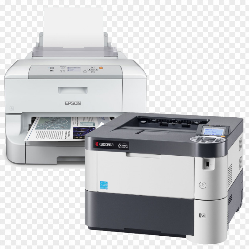 Printer Kyocera Multi-function Hewlett-Packard Inkjet Printing PNG