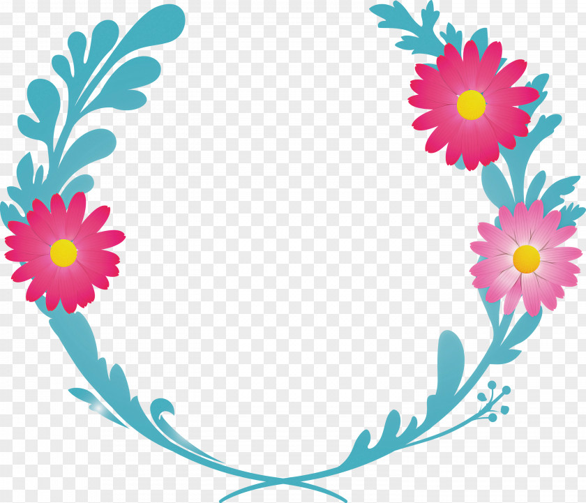 Spring Frame Decoration PNG