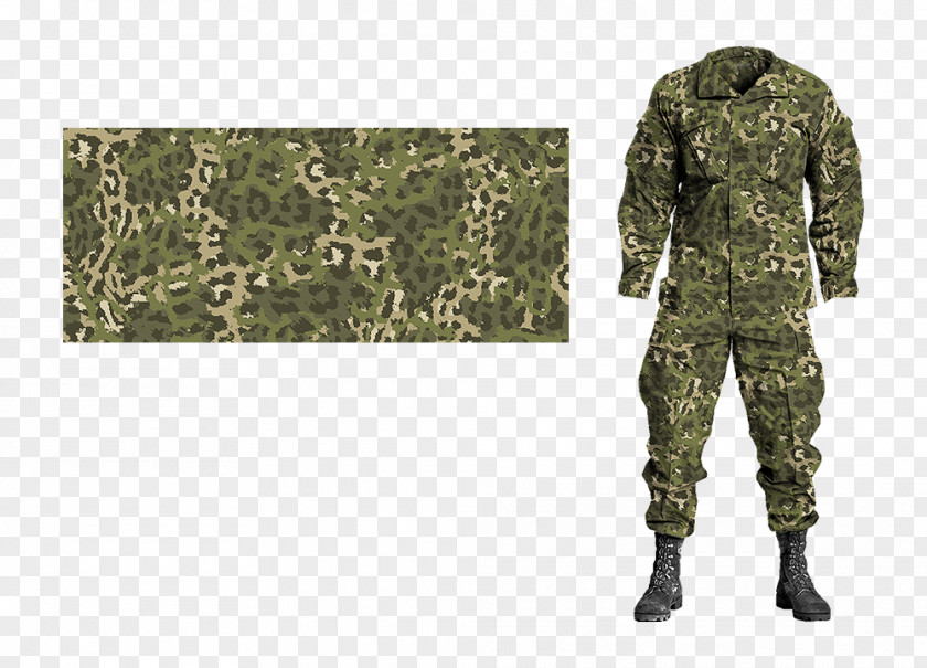 Leopard Military Camouflage Soldier Multi-scale PNG