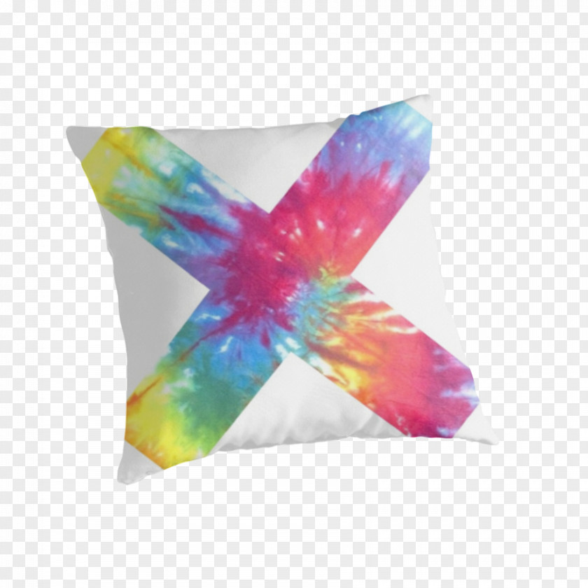 Textile Tie-dye Yarn Cushion PNG