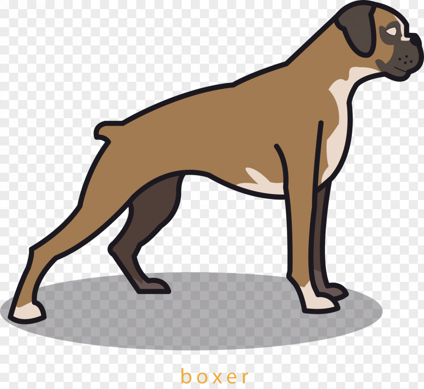 Betrunked Cartoon Dog Vector Euclidean Drawing PNG