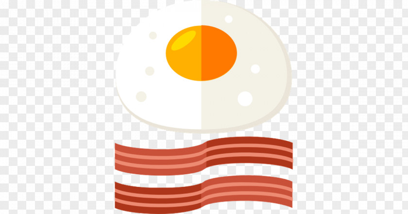 Breakfast Full Fried Egg Bacon Omelette PNG