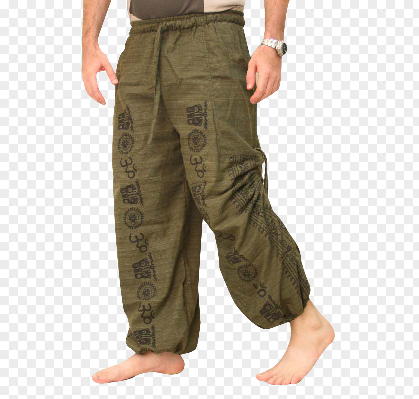 Jeans Cargo Pants Harem Wide-leg Palazzo PNG