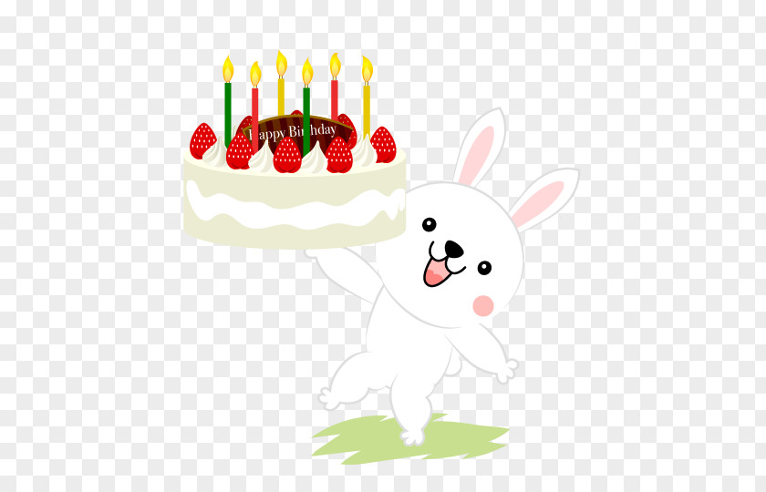 Rabbits Eat Moon Cakes Birthday Cake Christmas Rabbit Shortcake PNG