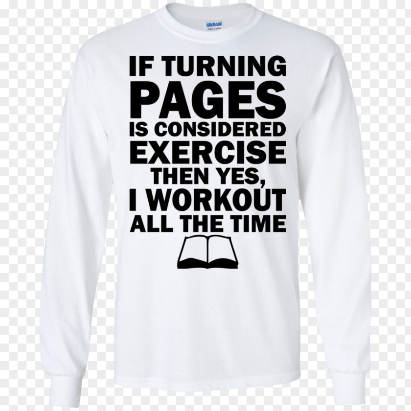 Turning Page Long-sleeved T-shirt 3dRose If Pages Is Considered Exercise Then I Workout All The Time Mouse Pad (mp_193271_1) PNG