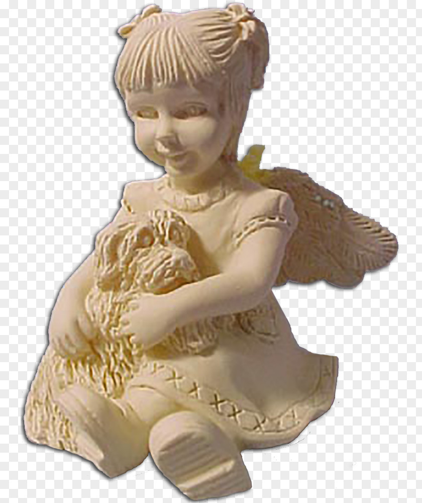Angel Dog Classical Sculpture Figurine Classicism PNG