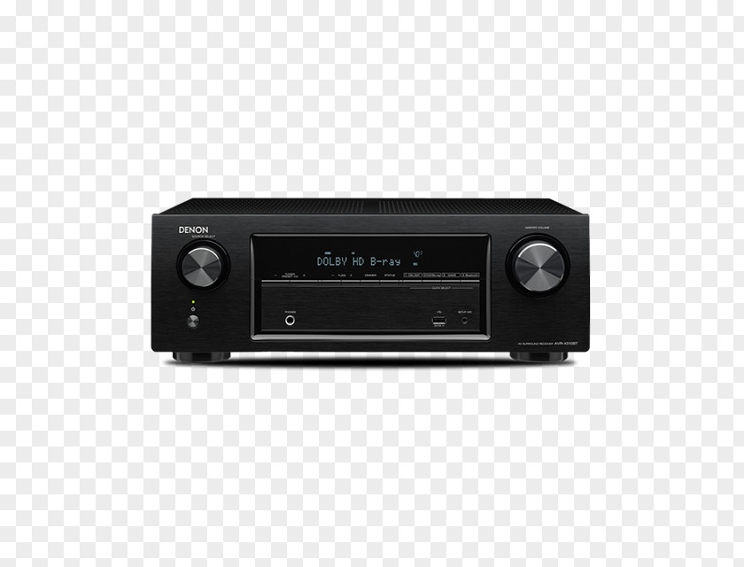 AV Receiver Denon AVR-X1300W Audio AVR-X520BT PNG