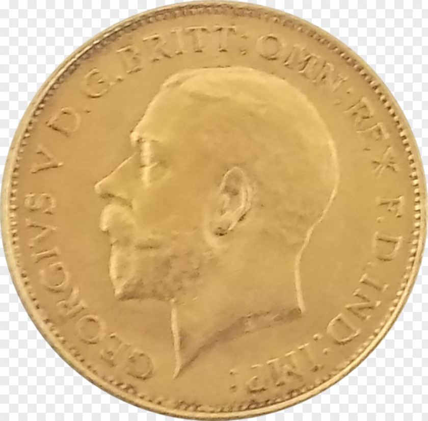 Gold Coin Medal PNG