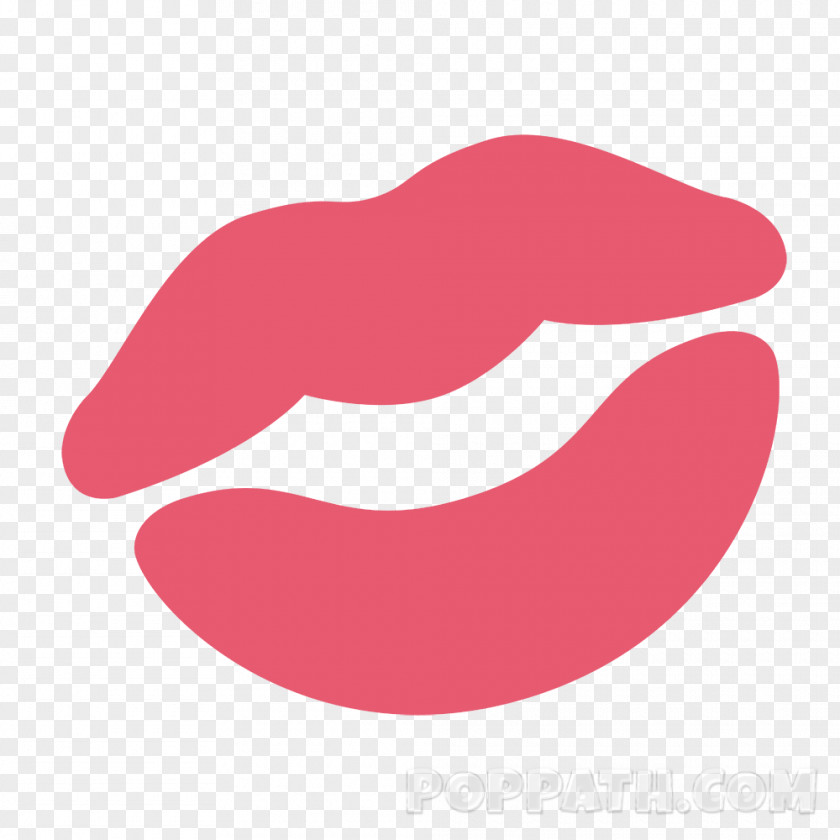 Kiss Marks Emoji Love Heart PNG