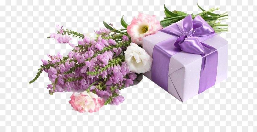 Purple Flowers And Boxes Sibling-in-law Wish Greeting & Note Cards Wedding Anniversary PNG