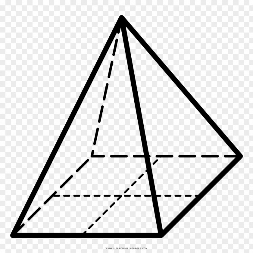 Triangle Area Square Pyramid PNG