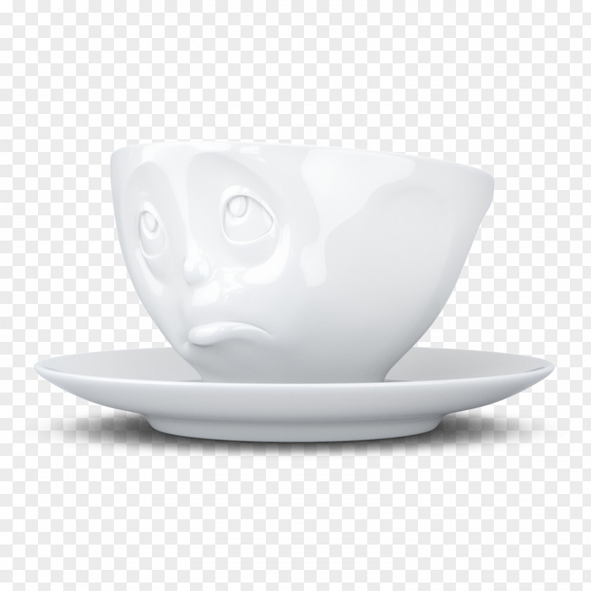 White Coffee Cup Espresso Teacup Kop Saucer PNG