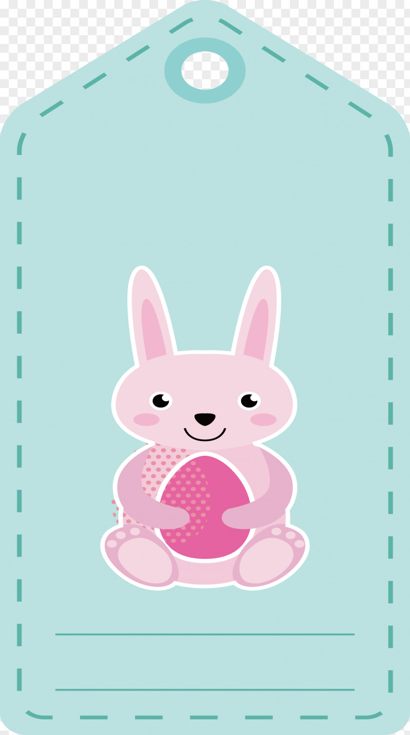 Creative Rabbit Logo Easter Bunny Illustration PNG