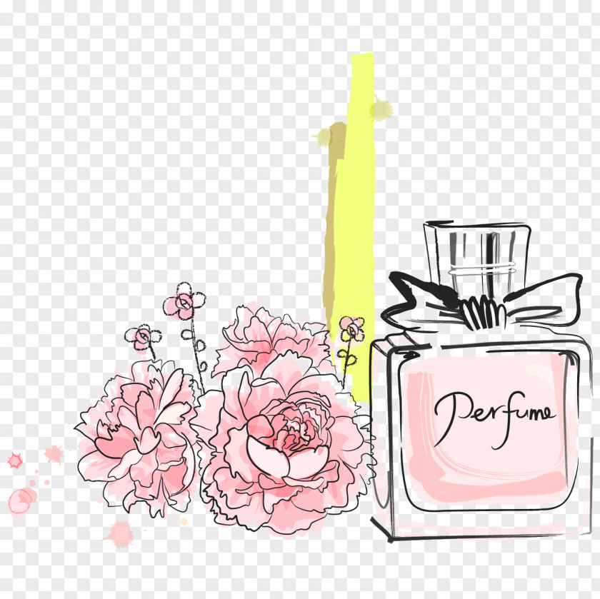 Hand-painted Floral Fragrance Beach Rose Euclidean Vector Drawing Tulip PNG