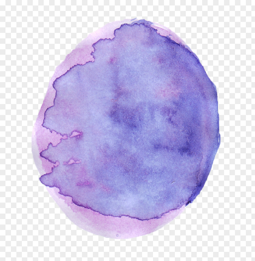 Watercolor Cactus Painting Drawing Purple Lavender PNG