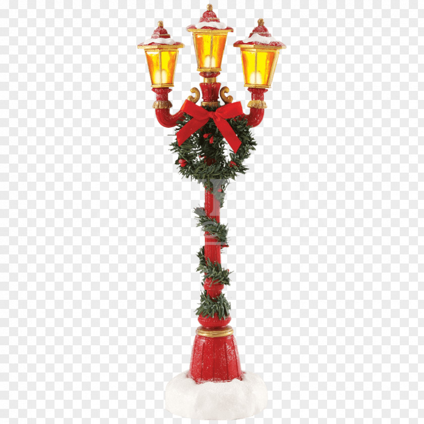 Winter Decoration Santa Claus Street Light Christmas Lighting PNG