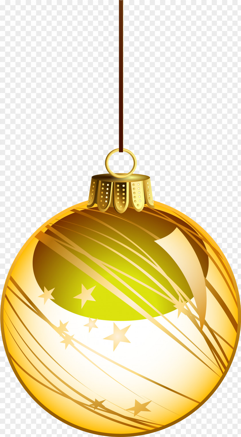 Atmospheric Golden Ball Email Icon PNG